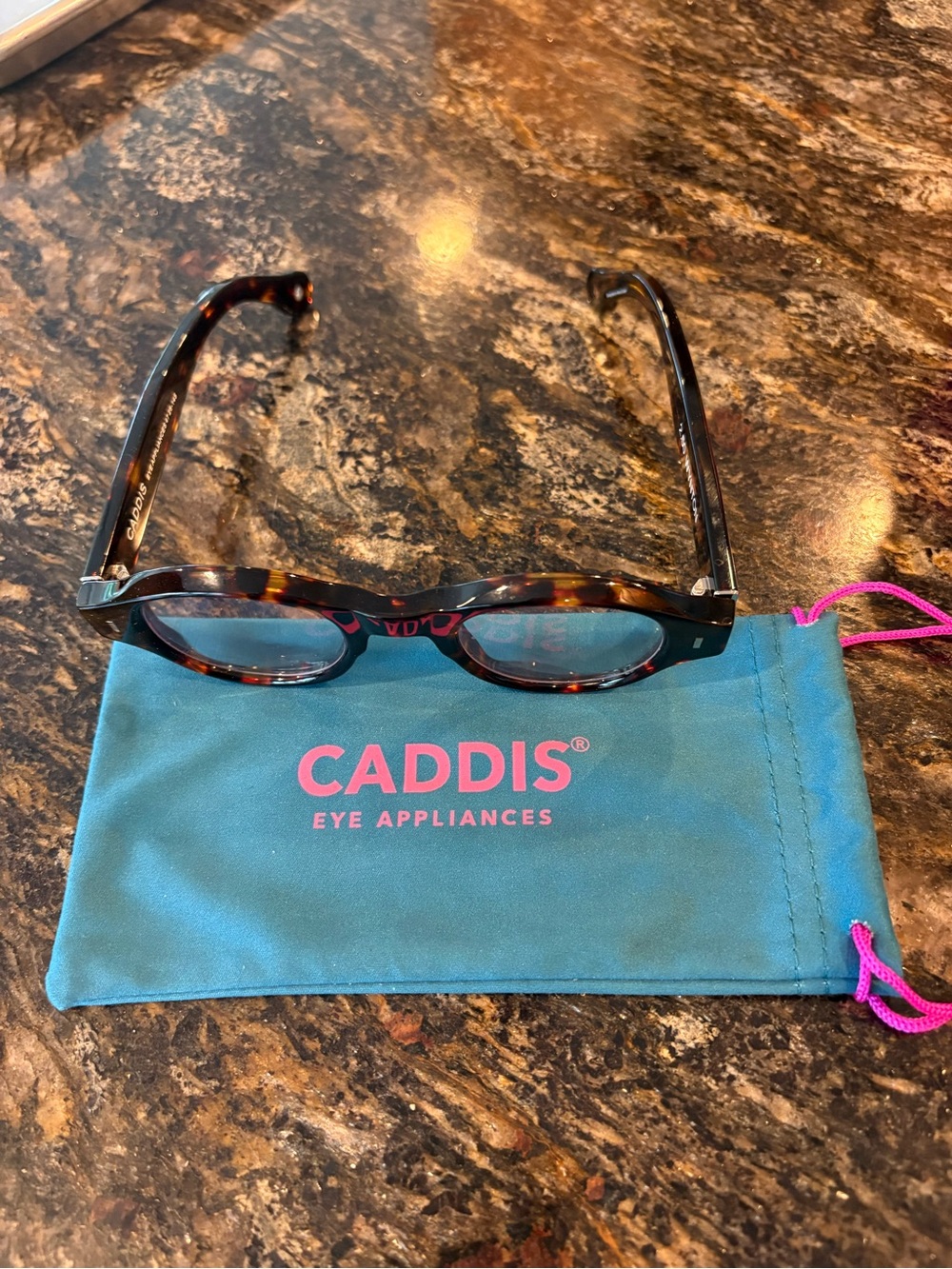 Caddis Women's Tortoiseshell Reading Glasses - Brown
